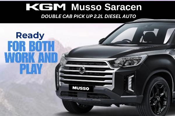 KGM Musso Flag ship the Saracen Double cab pick up