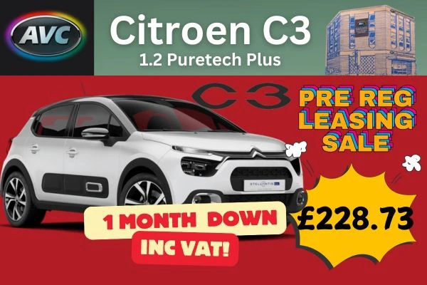 Pre Reg  Citroen C3 1.2 Puretech Plus